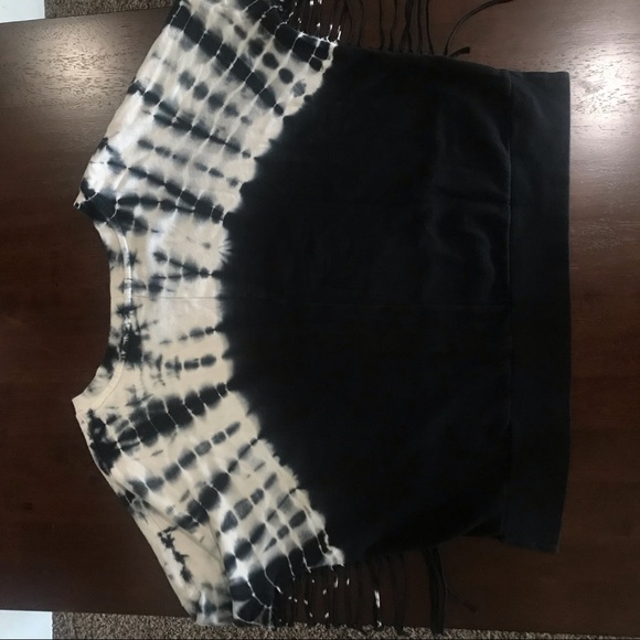 AMUSE SOCIETY Fringe Tie-Dye Sweatshirt - Picture 4 of 8